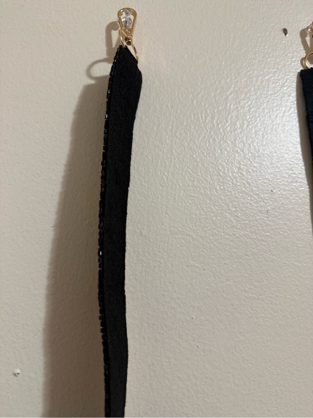 🏈❤️LAST ONE! NEW Black and Gold Beaded Who Dat Purse Strap Saints - Picture 11 of 13